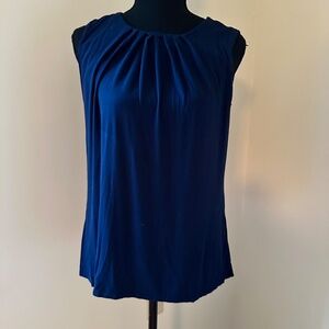 **ROZ & ALI* Navy Sleeveless Top Size XS